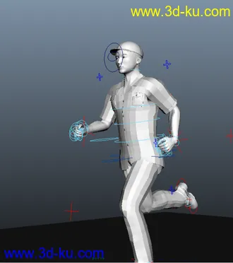 3D打印模型男人已绑定的图片