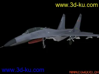 3D打印模型J-11空军涂装双座的图片