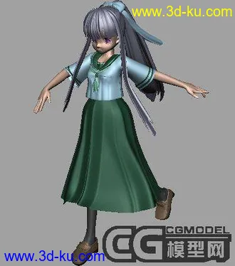 3D打印模型奔跑的女生的图片