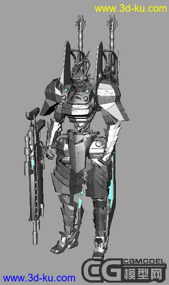 3D打印模型FOXII 陆战机甲(高模)-maya的图片