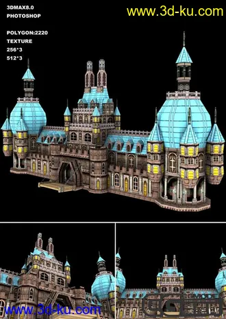 3D打印模型漂亮的房子的图片