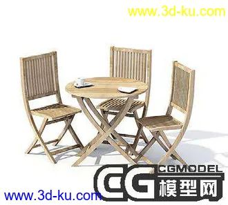 3D打印模型挺好的桌椅的图片