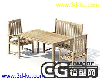 3D打印模型挺好的桌椅的图片