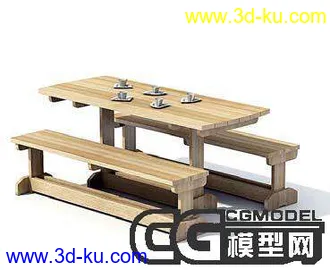 3D打印模型挺好的桌椅的图片