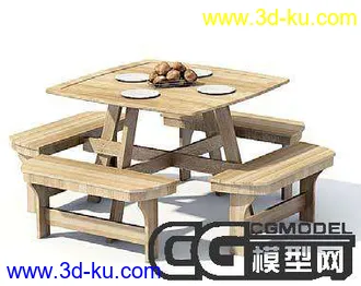 3D打印模型挺好的桌椅的图片