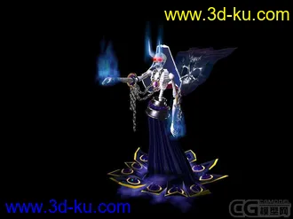 个人2年前做的巫妖的模型的图片