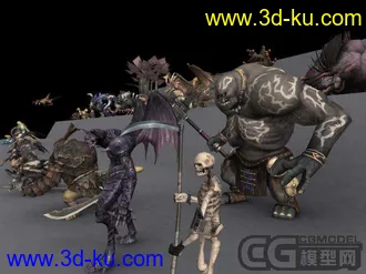 3D打印模型FF11-全家福的图片