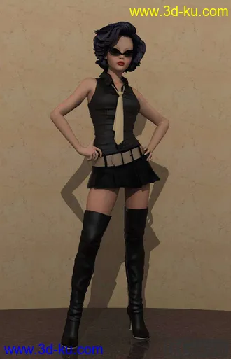 3D打印模型美少女g的图片