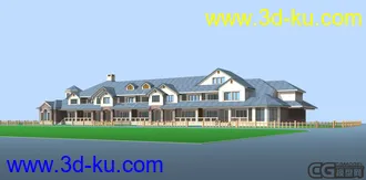 休闲别墅精品模型的图片