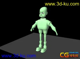maya卡通角色模型的图片