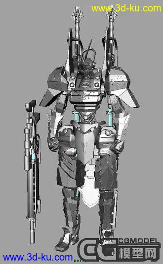 FOXII 陆战机甲(高模)-maya模型的图片