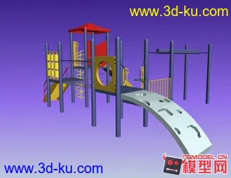 儿童游乐设施模型的图片