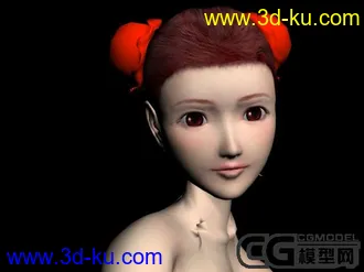 3D打印模型中国少女的图片