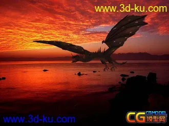 3D打印模型《指环王》中的戒灵坐骑 ——堕落妖兽（这回可以下载了）的图片
