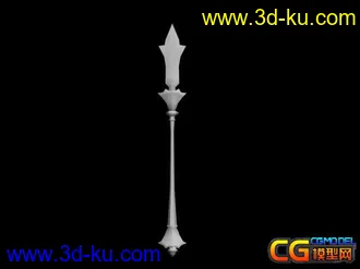 3D打印模型素模长枪一个的图片