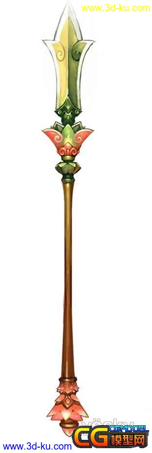 3D打印模型素模长枪一个的图片