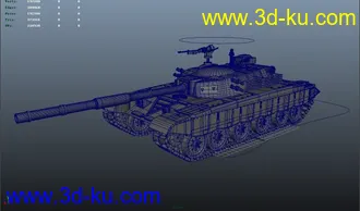 3D打印模型无聊时做的坦克的图片
