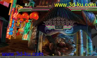 3D打印模型苍翼默示录游戏场景的图片