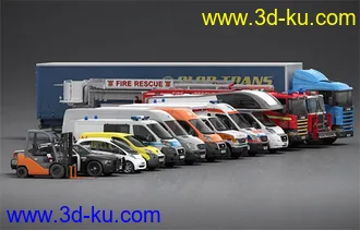 3D打印模型车辆合集的图片