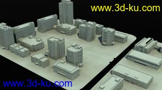 3D打印模型工业园区 建筑场景的图片