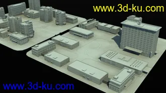 3D打印模型工业园区 建筑场景的图片