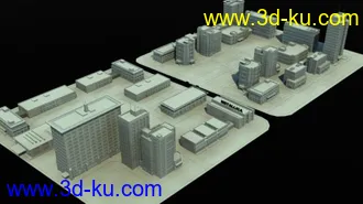 3D打印模型工业园区 建筑场景的图片