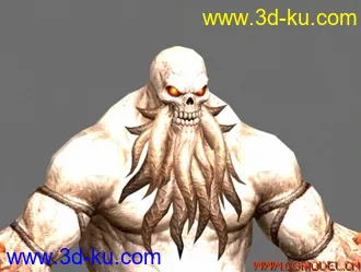 3D打印模型韩国游戏boss的图片