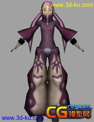 3D打印模型西部风格MM的图片