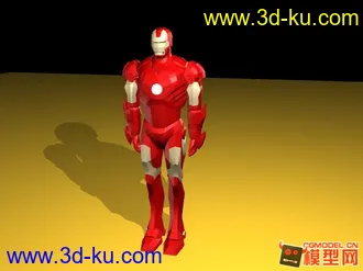 新手制作钢铁侠多边形模型 请大家多指教的图片