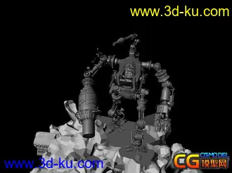 3D打印模型首发原创高精度机器人的图片