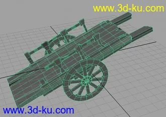 3D打印模型马车的图片