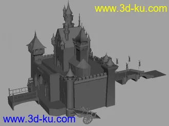 3D打印模型城堡的图片