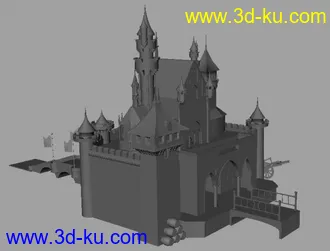 3D打印模型城堡的图片
