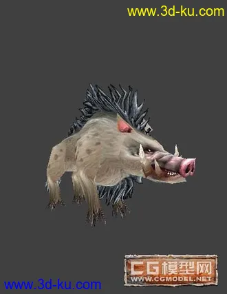 3D打印模型野猪的图片