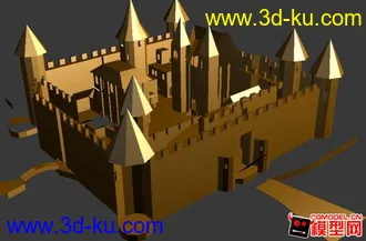 3D打印模型城堡的图片