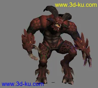 3D打印模型怪兽一只！有蒙皮的...的图片