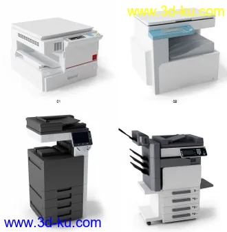 办公室设备模型大集合的图片