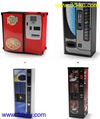 办公室设备模型大集合的图片