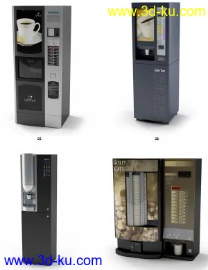 办公室设备模型大集合的图片