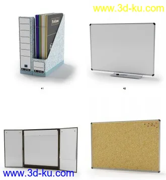 办公室设备模型大集合的图片