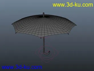 3D打印模型自己綁定的雨傘的图片