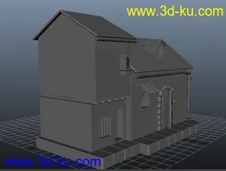 3D打印模型卡通房子的图片