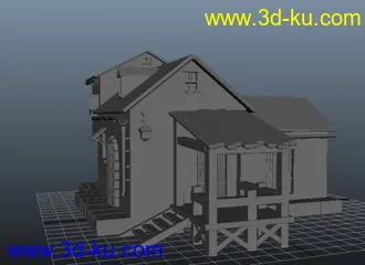 3D打印模型卡通房子的图片