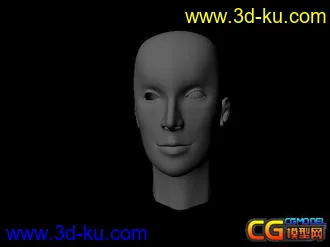 3D打印模型maya做的人头...大家来批批的图片