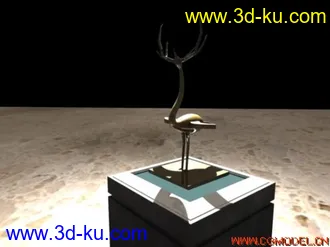 3D打印模型湖北省博物馆铜鹤的图片