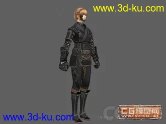 3D打印模型发个人模，人类女忍者！的图片