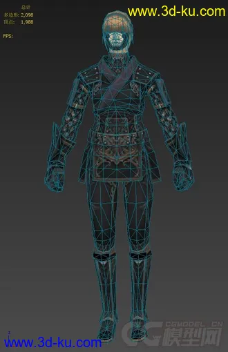 3D打印模型发个人模，人类女忍者！的图片