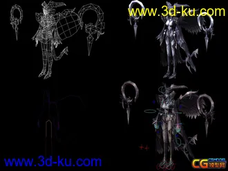 AION永恒之塔魔女的又一个模型绑定的图片