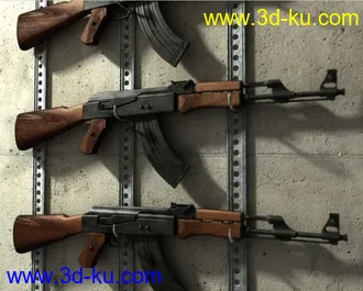 3D打印模型ak47 +m4的图片