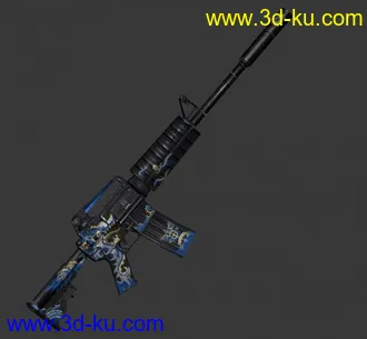 3D打印模型ak47 +m4的图片